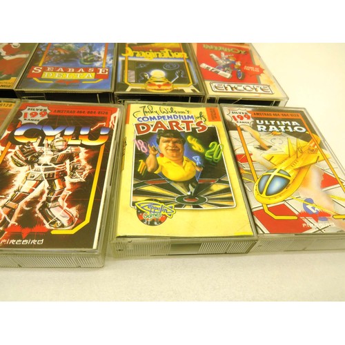 122 - COLLECTION OF 18  AMSTRAD CPC TAPES ALL TESTED AND WORKING INCLUDES PAPERBOY AMSTRAD ACTION PACK, MO... 