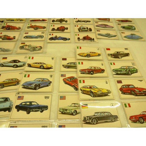 129 - SET OF 285 CARDS OF FAMOUS CARS