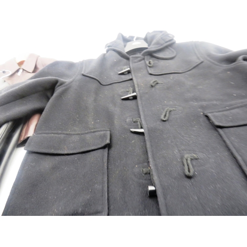 139 - FOUR WINTER COATS INCLUDES 1970'S SHEEPSKIN AND A LEATHER DUFFLE COAT