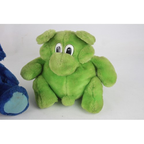 144 - 3 x KODAK KOLORKINS Soft Toys Inc Blue, Orange, Green