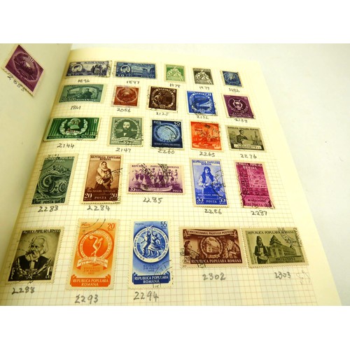 158 - STAMP ALBUM CONTAINING 2000 STAMPS SOME VALUABLE RARE SPECIMENS