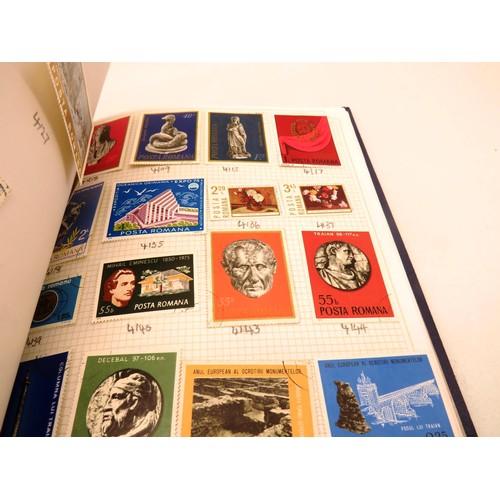 158 - STAMP ALBUM CONTAINING 2000 STAMPS SOME VALUABLE RARE SPECIMENS