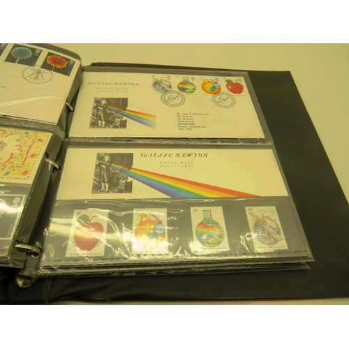 159 - 30 x FIRST DAY COVERS IN CUSTOM ALBUM INCLUDING SPORT, ANDREW & FERGIE WEDDING, RAF, FLOWERS, ST JOH... 