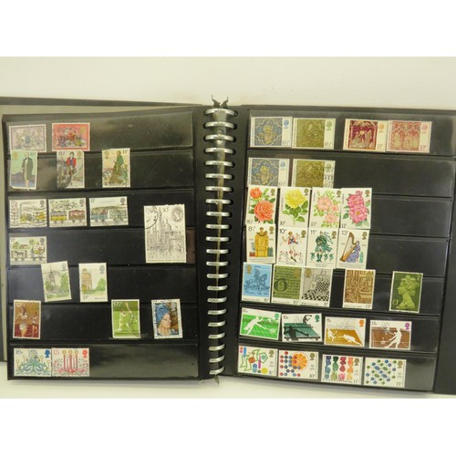 86 - GB STAMP ALBUM PRE DECIMAL AND LATER STAMPS