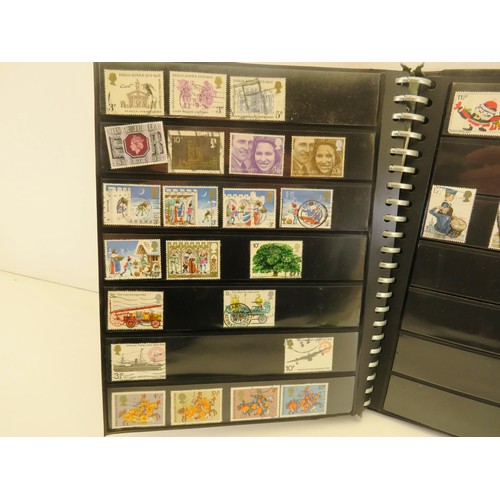 86 - GB STAMP ALBUM PRE DECIMAL AND LATER STAMPS