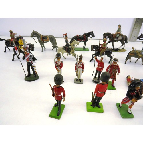 197 - COLLECTION OF BRITAINS SOLDIERS & HORSES