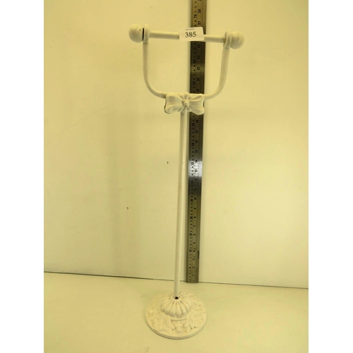 385 - FREESTANDING TOILET ROLL HOLDER