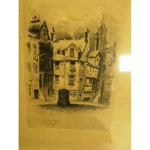 168 - THREE RELIGIOUS PICTURES AND TWO OTHER GREY FRIARS, JOHN KINGS HUGE EDINBURGH SPODE PLATE