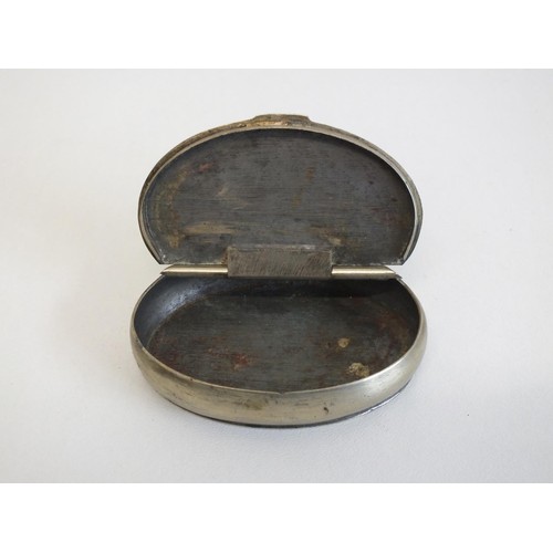 8 - VICTORIAN OVAL SNUFF TIN