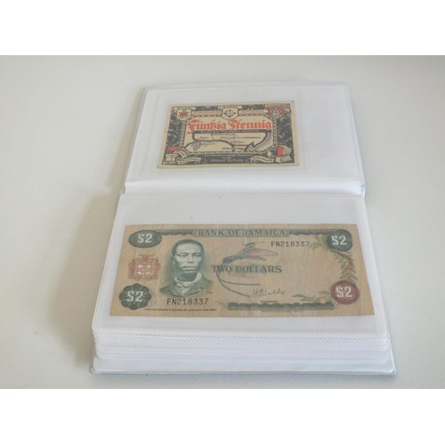 15 - ALBUM FULL OF WORLD BANKNOTES