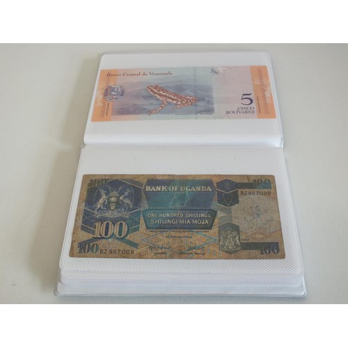 15 - ALBUM FULL OF WORLD BANKNOTES