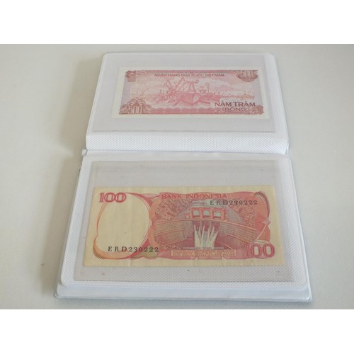 15 - ALBUM FULL OF WORLD BANKNOTES