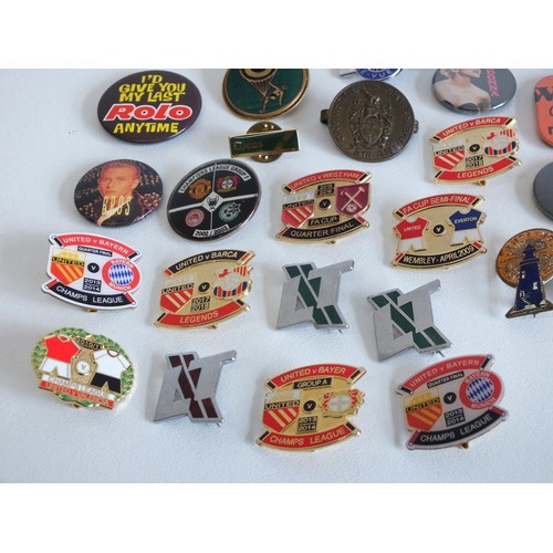 17 - 35 x BADGES INCLUDING BUTLINS, SPEEDWAY, FOOTBALL etc