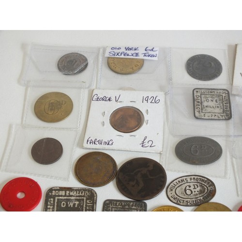 20 - OLD COINS AND TOKENS