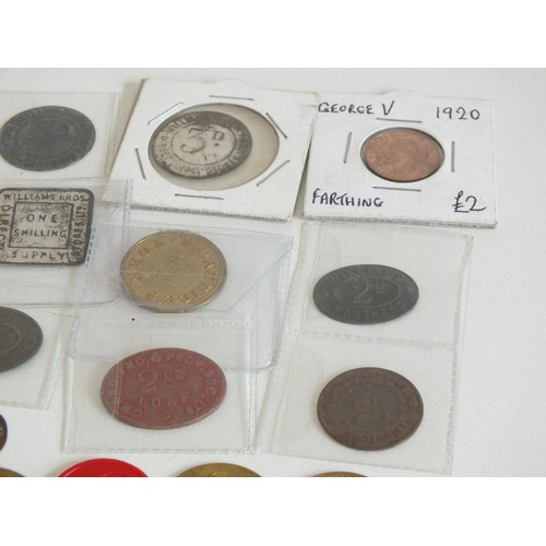 20 - OLD COINS AND TOKENS