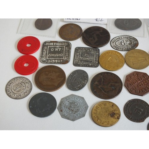 20 - OLD COINS AND TOKENS