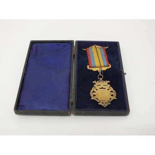 203 - 1909 SILVER BUFFALO PRIMROSE LODGE MEDAL FOR ATTENDANCE