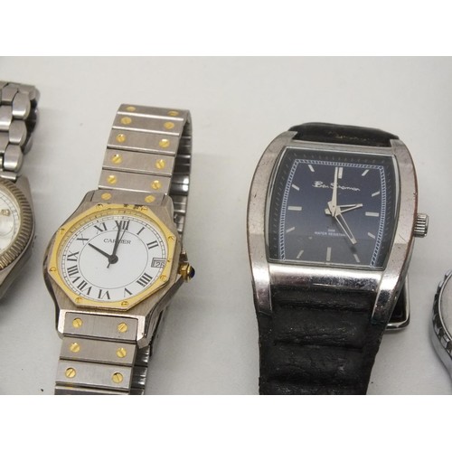 204 - NINE ASSORTED LADIES & MENS WATCHES