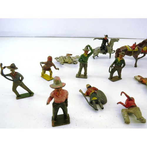 219 - COLLECTION OF OLD CAST IRON SOLDIERS