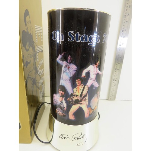 374 - ELVIS IN CONCERT ROTATING LAMP- 70's