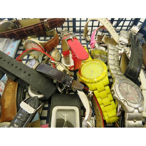 378 - JOB LOT OF ASSORTED WATCHES- UNTESTED