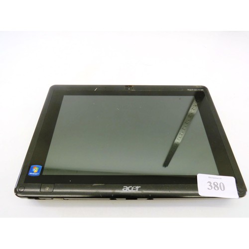 380 - PAIR OF ACER 10.1 HD TOUCH 1COMA TAB W500P-POWER UP