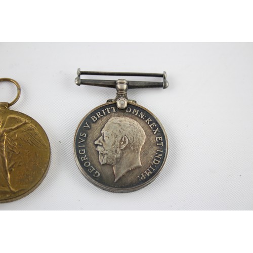 455 - WW1 Medal Pair Named 8194 Pte R. Jones Liverpool Regt