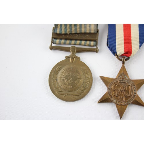 495 - 5 x WW2 / Korea Medals Inc UN Korea, France & Germany Star, Etc