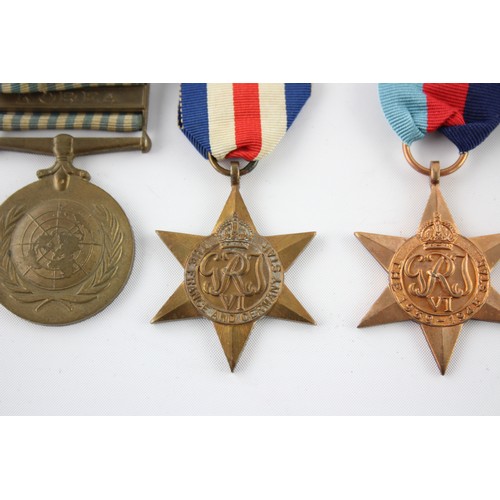 495 - 5 x WW2 / Korea Medals Inc UN Korea, France & Germany Star, Etc