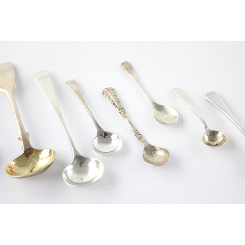 559 - 8 x Hallmarked .925 STERLING SILVER Condiment Spoons (49g)