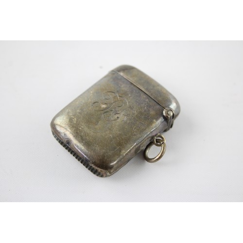 563 - Edwardian 1906 Birmingham STERLING SILVER Vesta / Match Case (22g)