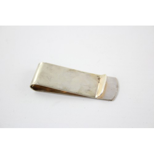 575 - Hallmarked 2000 Birmingham STERLING SILVER Money Clip (15g)