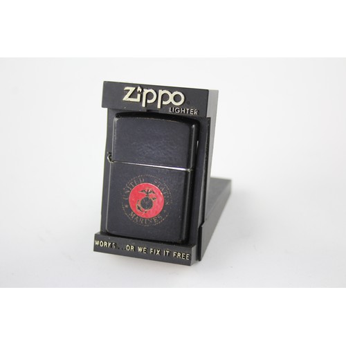 587 - 2 x Assorted ZIPPO Cigarette Lighters Inc Boxed, Royal Etc