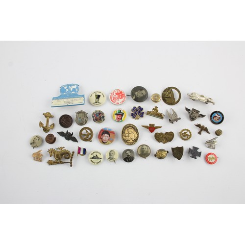 591 - 40 x BADGES Inc Enamel, Advertising, Awards, Clubs Etc