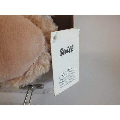 47 - STEIFF 'KNIGHT' BEAR IN STEIFF SUITCASE