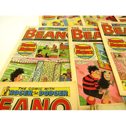 318 - 28x BEANO COMICS FROM 1989