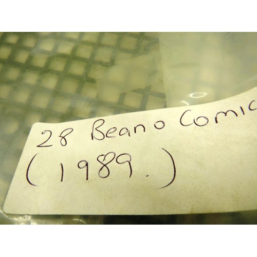 318 - 28x BEANO COMICS FROM 1989