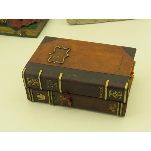 429 - Assorted  Study / Desk DECOR Inc. Bookends, Frame & Trinket Box