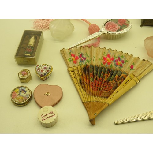 461 - 20 x Assorted LADIES VANITY Inc Coty, Parasol, Perfume Bottles Etc