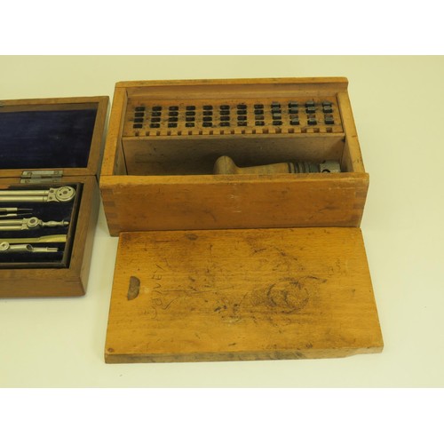 553 - 3 x Cased DESK ACCESSORIES Inc Scales, Technical Drawing Tools