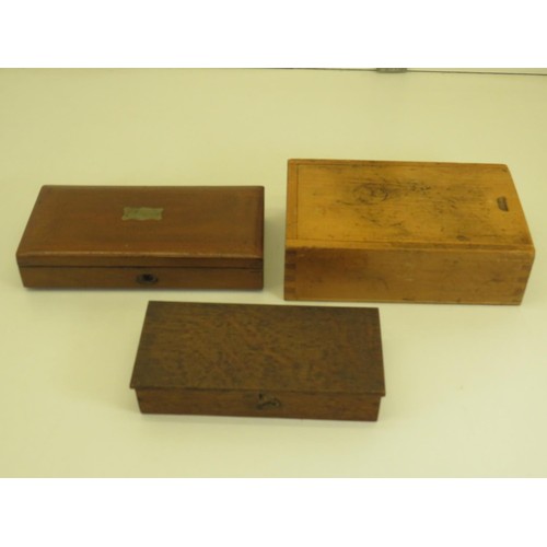 553 - 3 x Cased DESK ACCESSORIES Inc Scales, Technical Drawing Tools