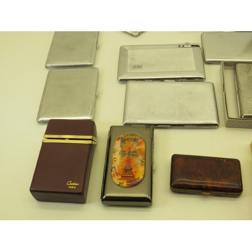 561 - 20 x Assorted TOBACCIANA Cigarette Cases Inc Combination, Boxed etc