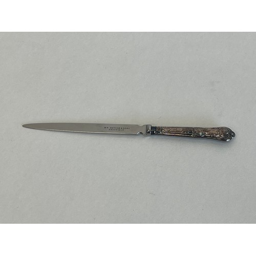 447 - Hallmarked Sheffield STERLING SILVER Handled Letter Opener (24g)