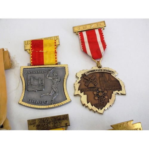 43 - 12 ASSORTED MEDALS INCLUDES ENAMEL & EUROPE