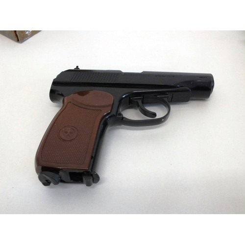 123 - 177 LEGENDS MAITRON AIR SOFT AIRGUN CO2 POWERED FIRES STEEL BB'S 18 SHOT (MAGAZINE MISSING)