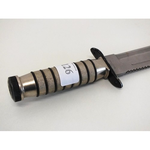 126 - LARGE BOWIE SURVIVAL KNIFE