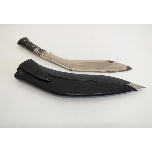 129 - NATIVE GURKHA KUKRI AND SCABBARD