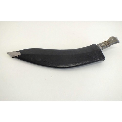 129 - NATIVE GURKHA KUKRI AND SCABBARD