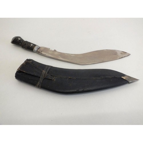 130 - NATIVE GURKHA KUKRI AND SCABBARD