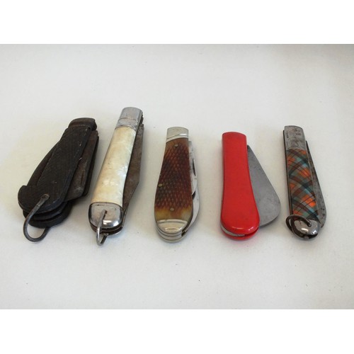 29 - 5 x POCKET KNIVES INCLUDES COLT ANNIVERSARY